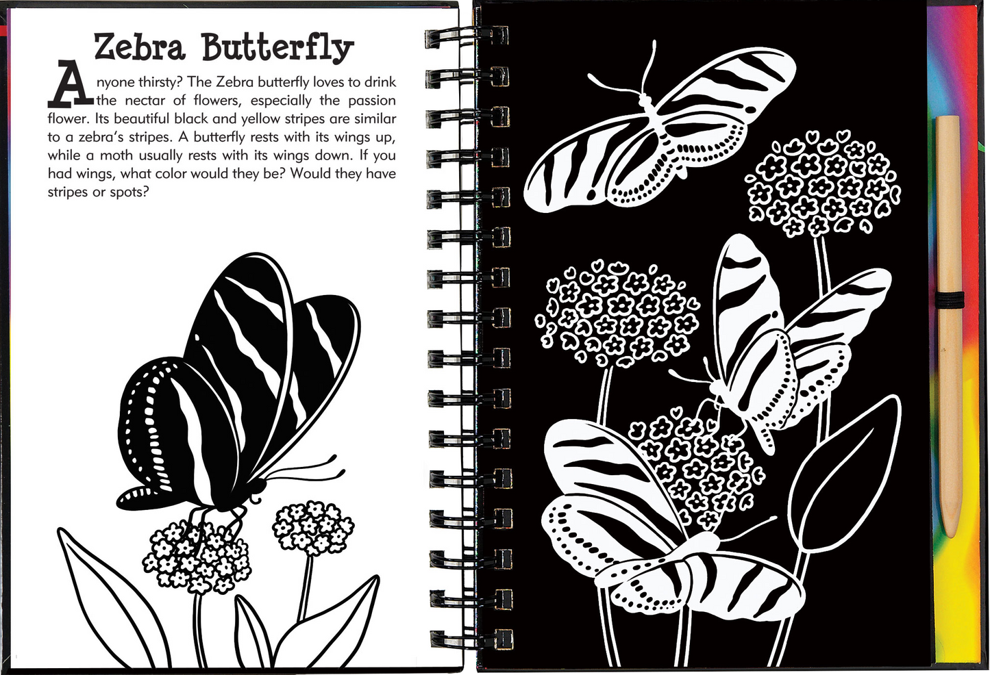 Scratch & Sketch™ Butterflies & Friends