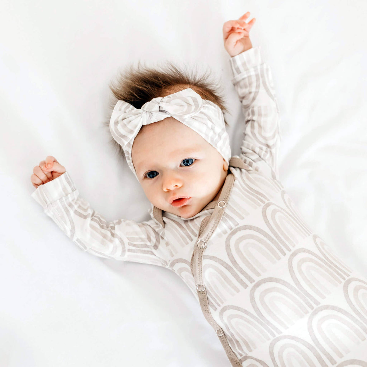 Newborn Knotted Gown - Bliss
