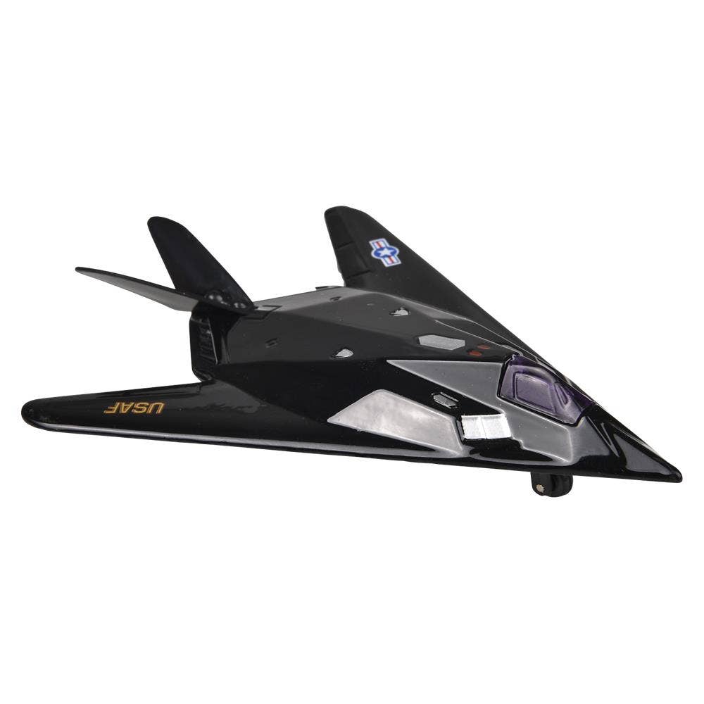 5" Diecast Pull Back Stealth Plane