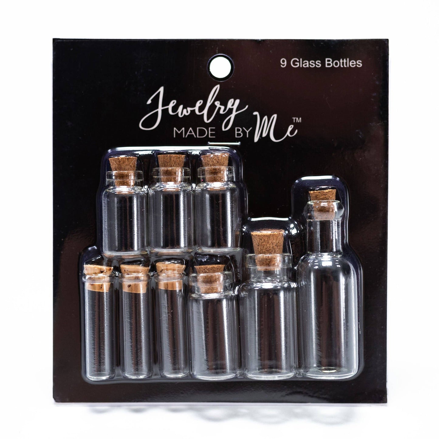 Clear Glass Bottle 9pc