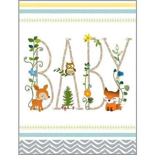 Baby Greeting Card - Woodland Baby