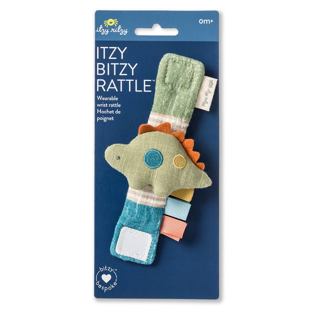 Itzy Bitzy Wrist Rattle: Dino