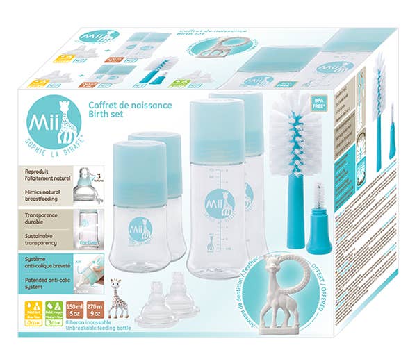 Mii Sophie la Girafe Birth Set 4 Bottles!