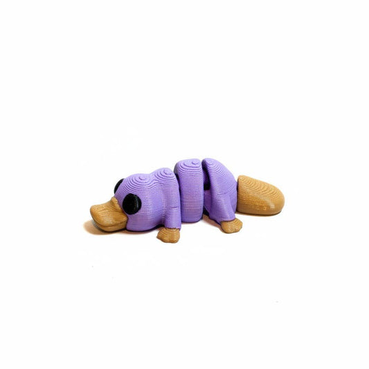 Platypus (Purple) • Mini 3D Printed Articulated Animal • Flexi Animals • Pocket Pets • Pocket Pals • Desk Pets [2025]