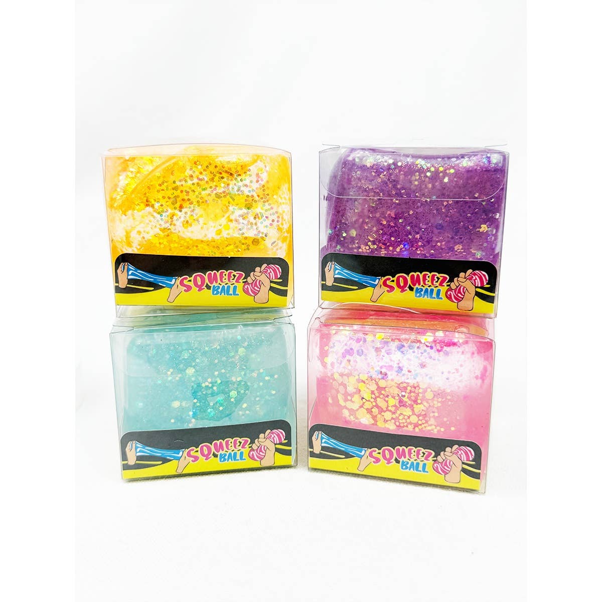 Slow Rise Glitter Squishy Cube