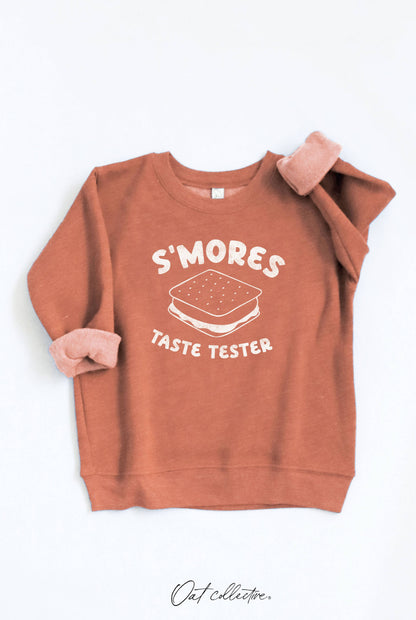 S'MORES TASTE TESTER Toddler Unisex Graphic Sweatshirt