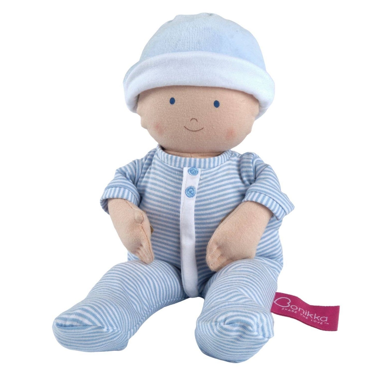 Cherub Baby Boy Doll in Blue Outfit