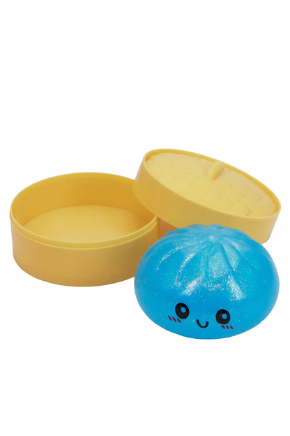 Glitter Jelly Bao Bun Dumpling Jiggly Slime Squishy