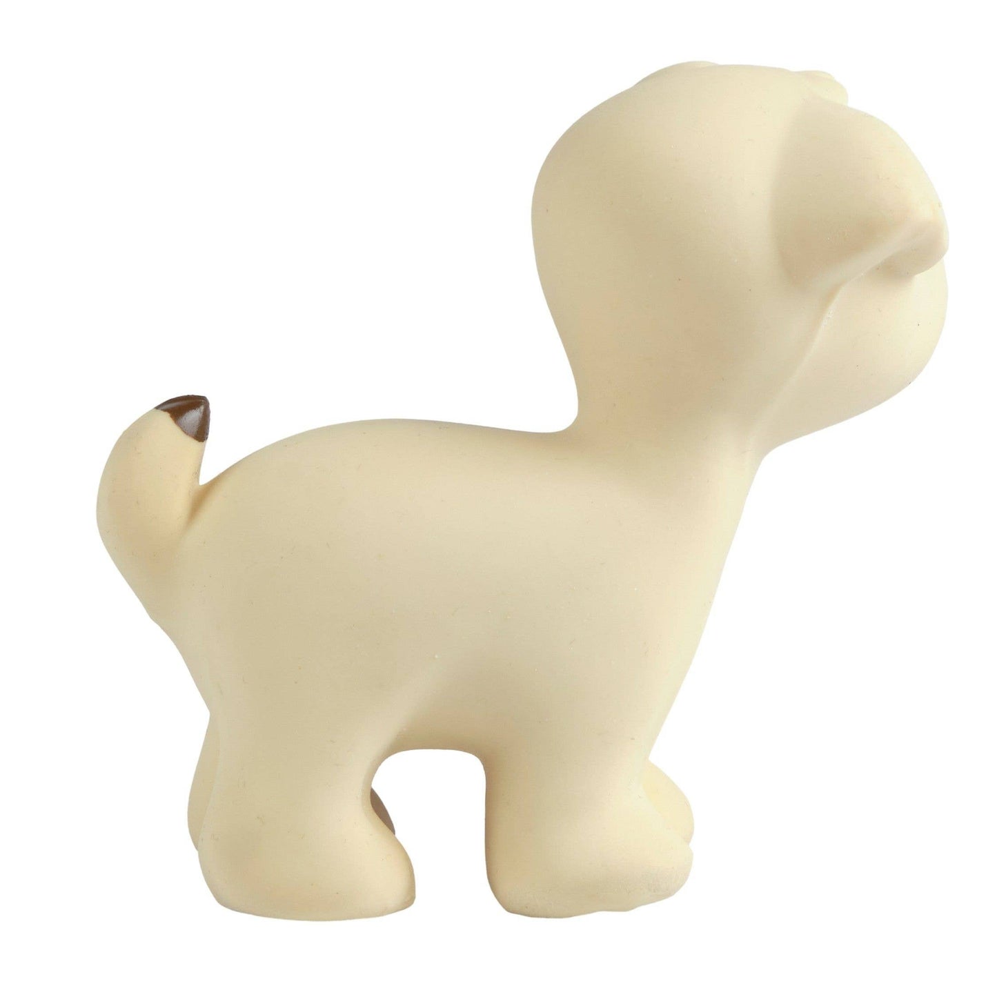 Puppy Natural Organic Rubber Teether, Rattle & Bath Toy