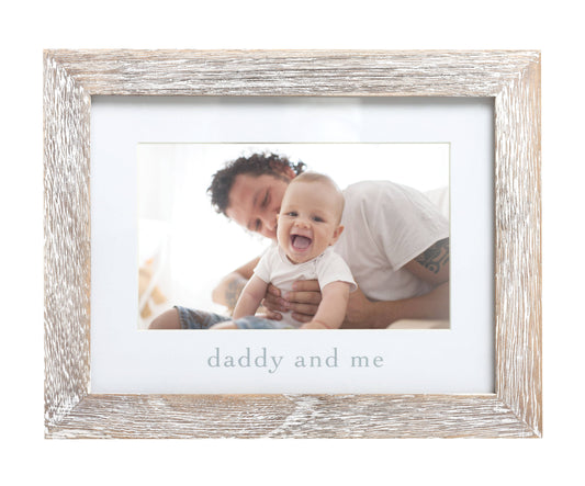 Daddy and Me Sentiment Frame, Rustic, Father's Day Gift