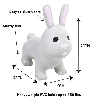 Bouncy Inflatable Animal Jump-Along: Unicorn