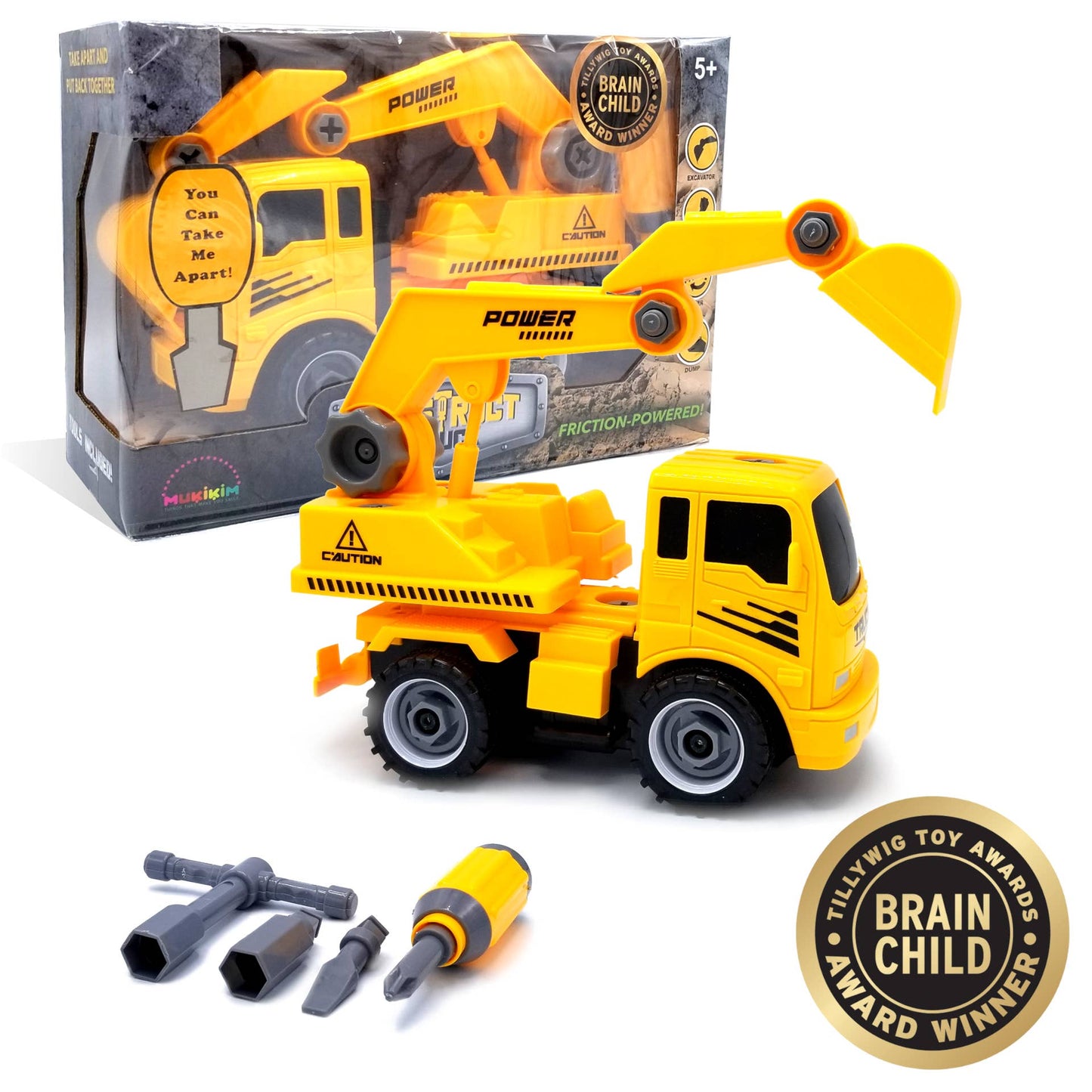 Excavator - Take-Apart-Put-Together/2-Toys-In-1 Truck Toy