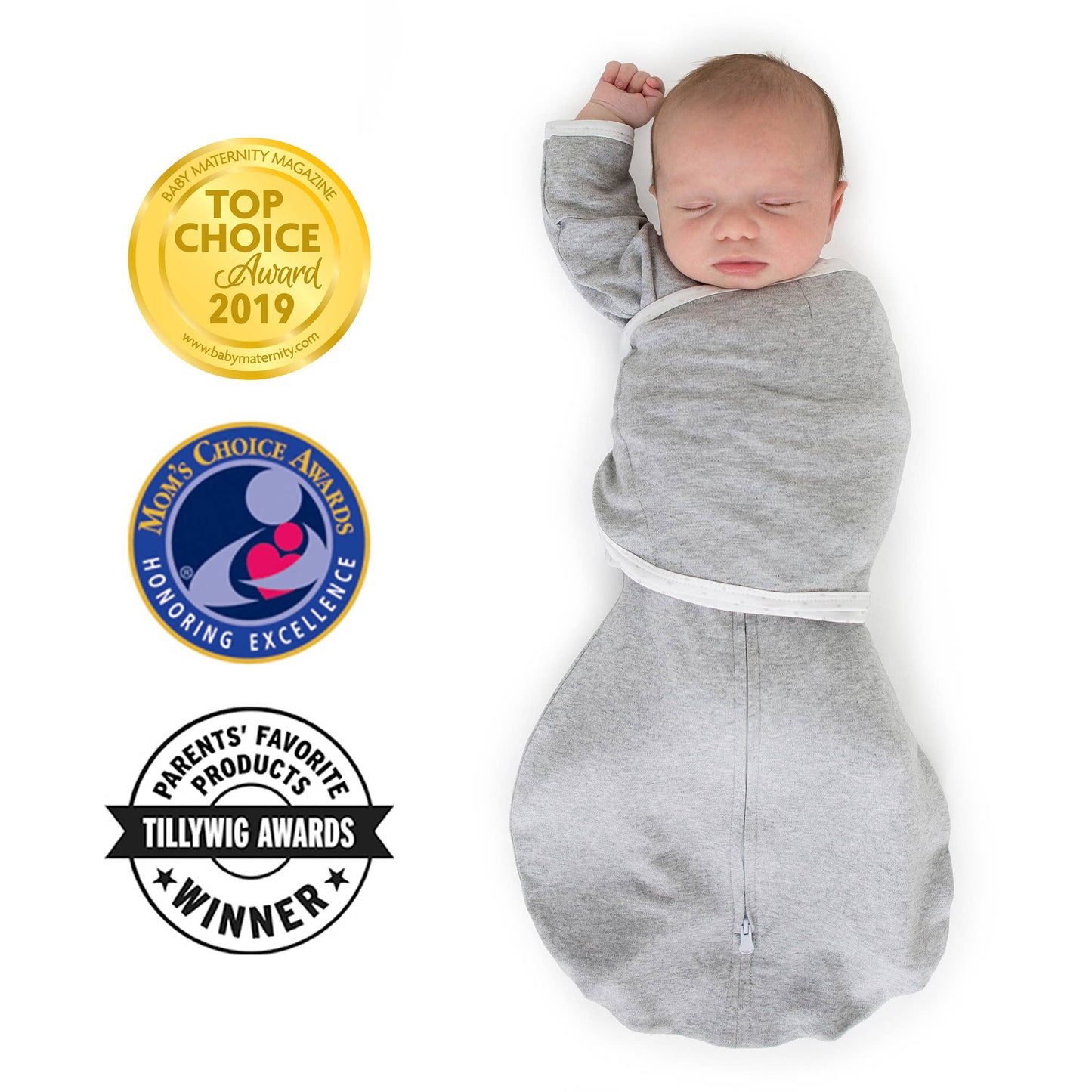 Omni Swaddle Sack, Heather Gray