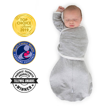 Omni Swaddle Sack, Heather Gray
