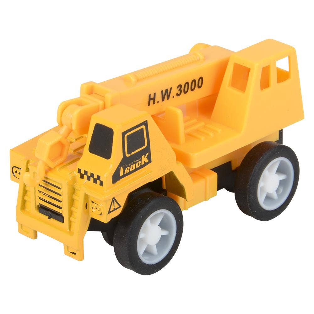 2.5" Mini Diecast Pull Back Construction Vehicle