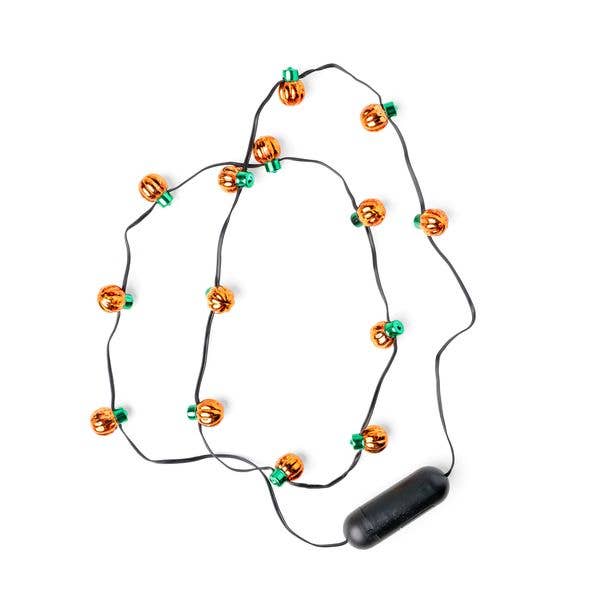 Spooky LITES! Flashing Pumpkin Necklace
