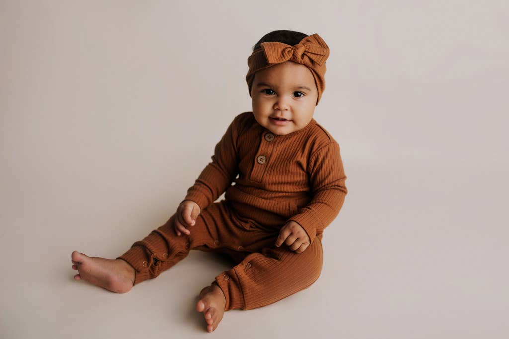 Baby Ribbed Playsuit with Pockets