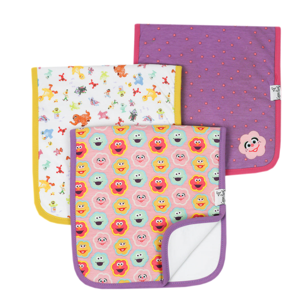 Abby and Pals Burp Cloth Set