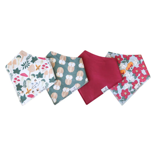 Ivy Bandana Bib Set (4-Pack)
