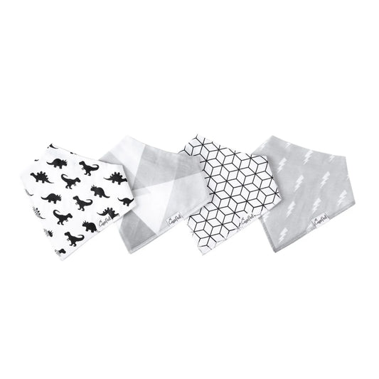 Wild Baby Bandana Bib Set (4-pack)