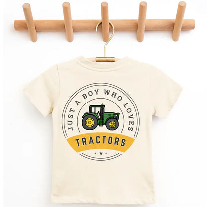 Just A Boy Who Loves Tractors Toddler/Youth Graphic Tee
