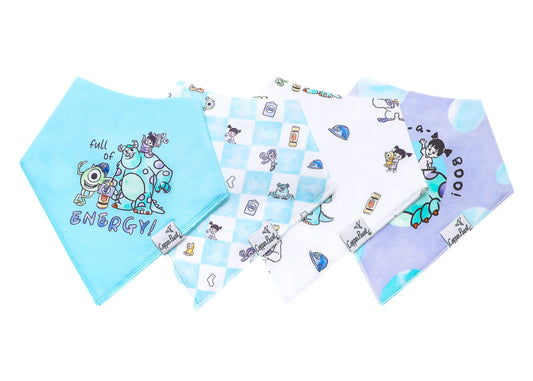 Monsters, Inc. Medley Bandana Bib Set