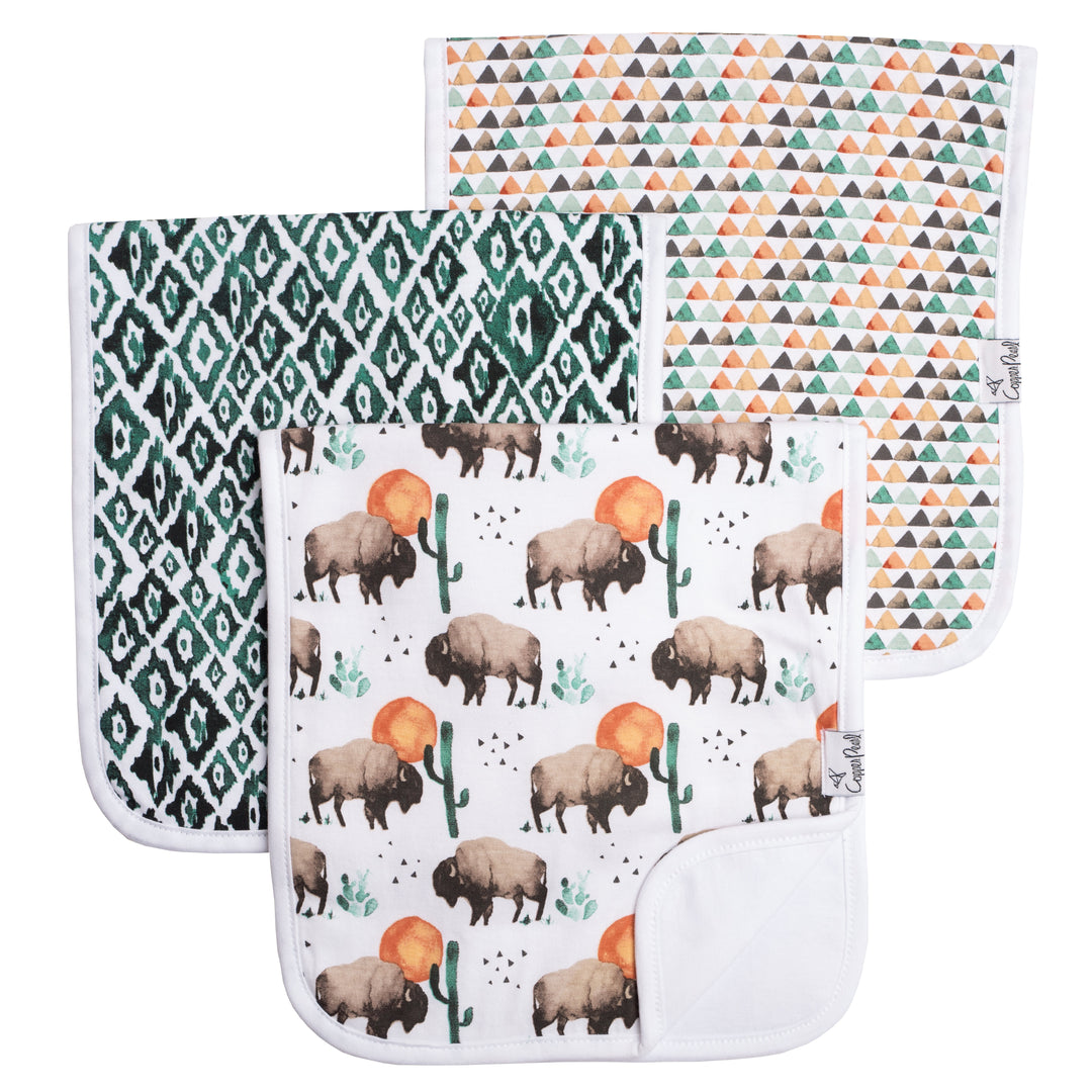 Bison Burp Cloths