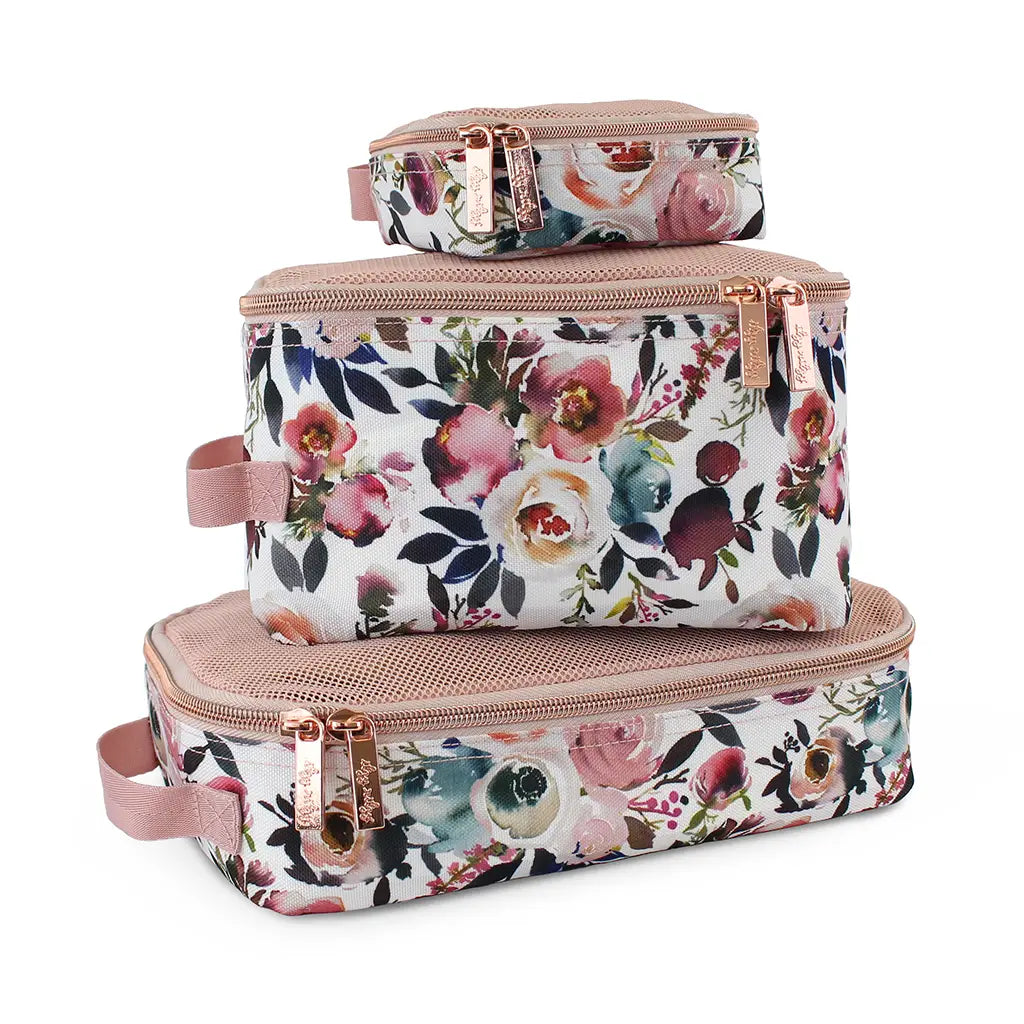 Blush Floral Pack Like A Boss Packing Cubes