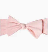 Blush Knit Headband Bow