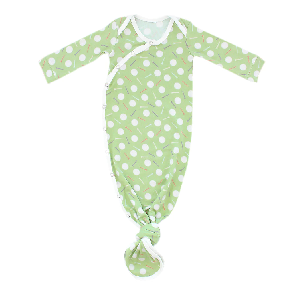 Bogey Newborn Knotted Gown