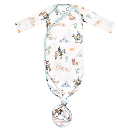 Boone Newborn Knotted Gown
