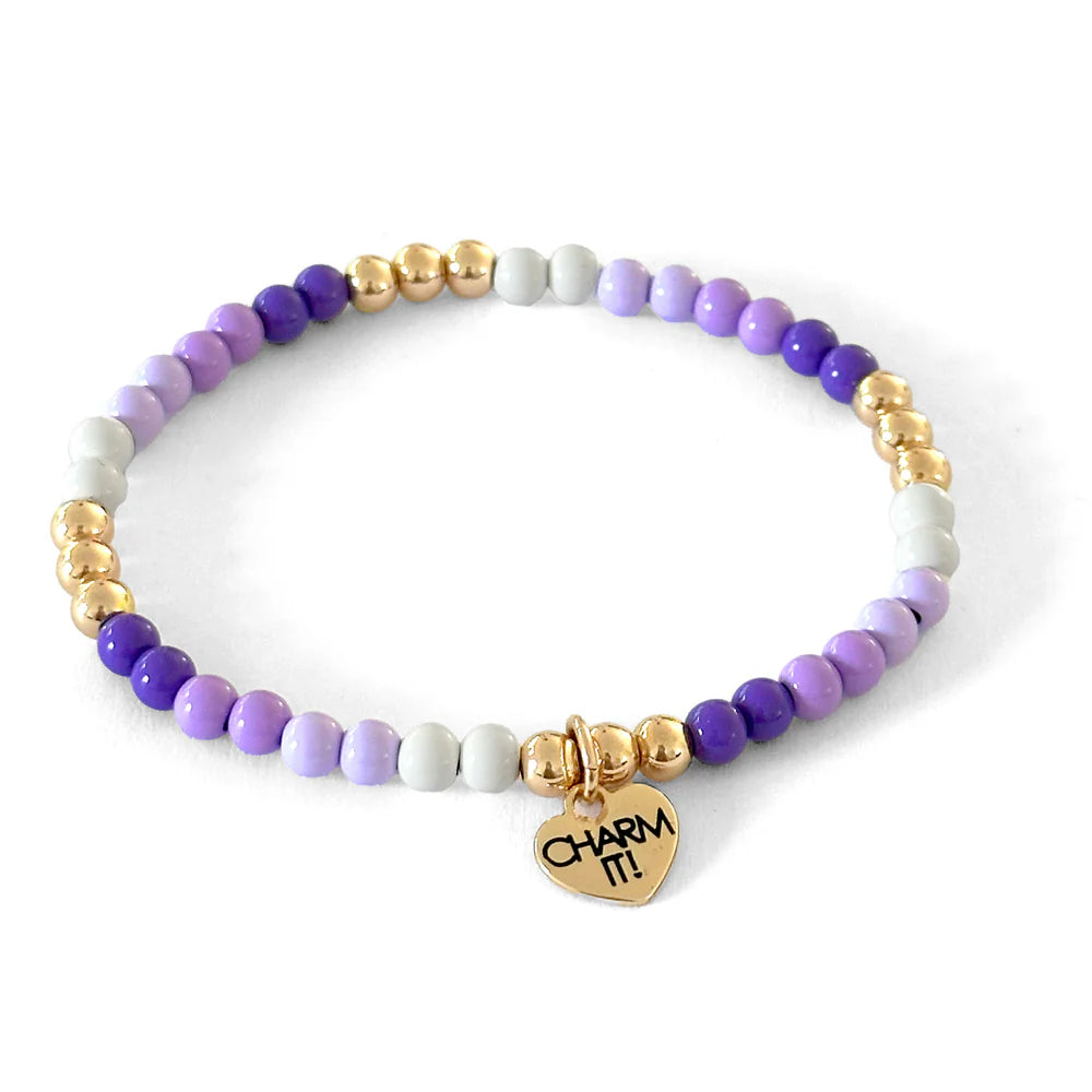 CHARM IT! GOLD PURPLE STRETCH