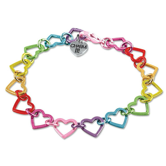 Rainbow Heart Bracelet
