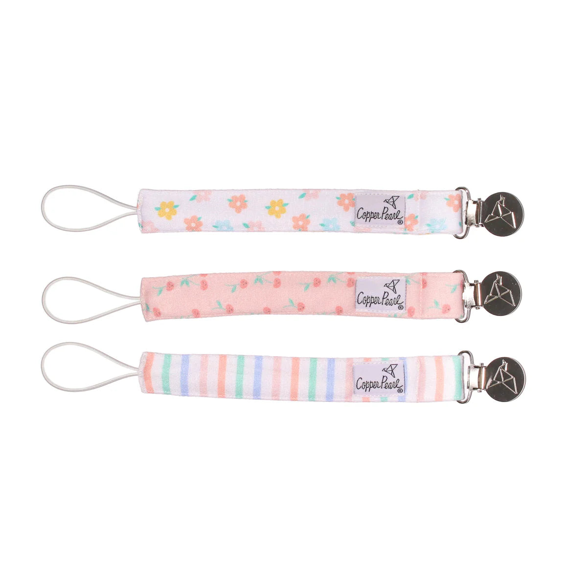 Cheery Binky Clip Set