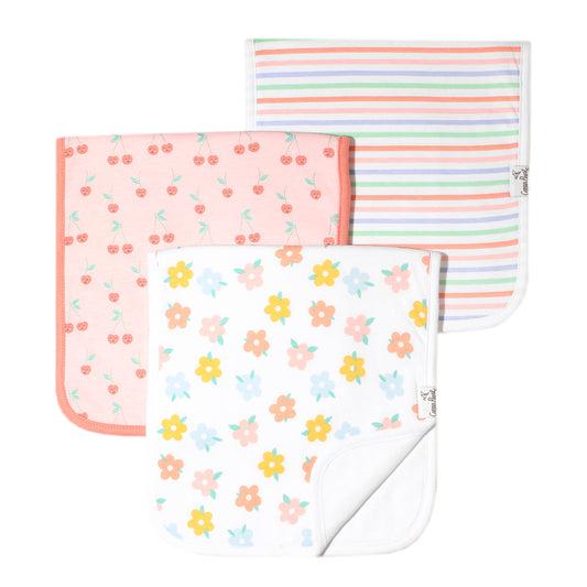 Cheery Burp Cloths