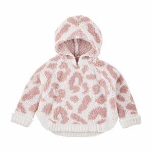 Chenille Leopard Poncho