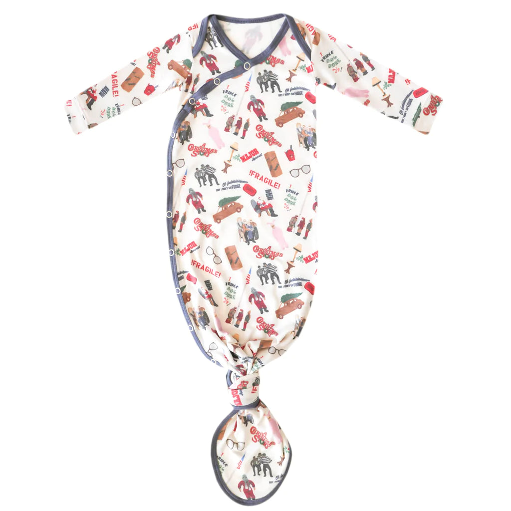 A Christmas Story Newborn Knotted Gown