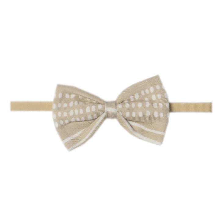 Clay Bowtie Nylon Bow