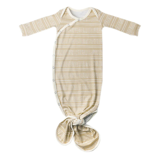 Clay Newborn Knotted Gown