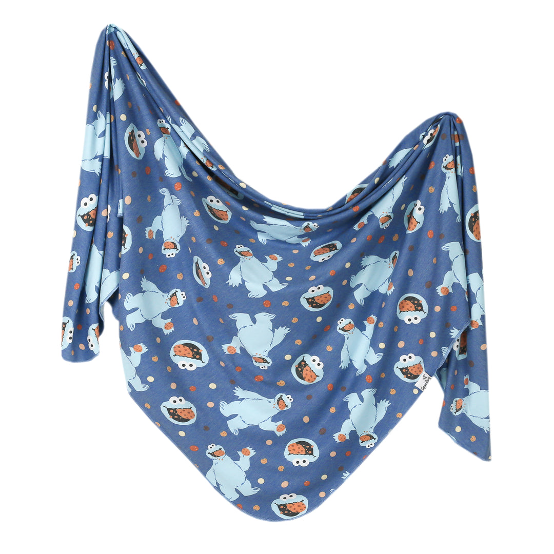 Cookie Monster Swaddle Blanket