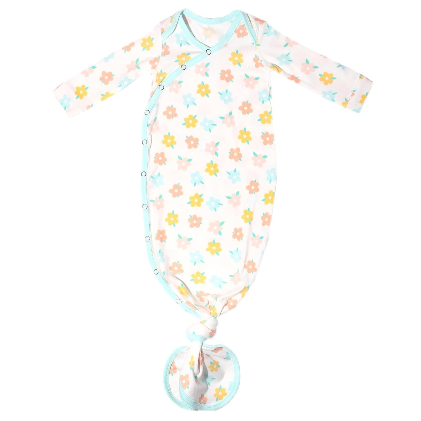 Daisy Knotted Gown-0-4 Mos