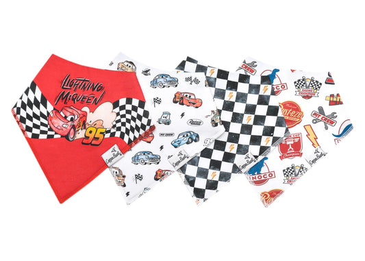 Disney Pixar Cars Bandana Bib Set (4-Pack)