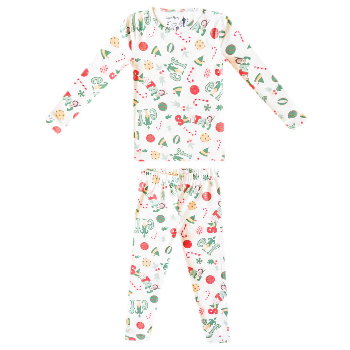 Elf 2pc Long Sleeve Pajama Set