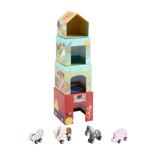 Farm Animal Nesting Box Set