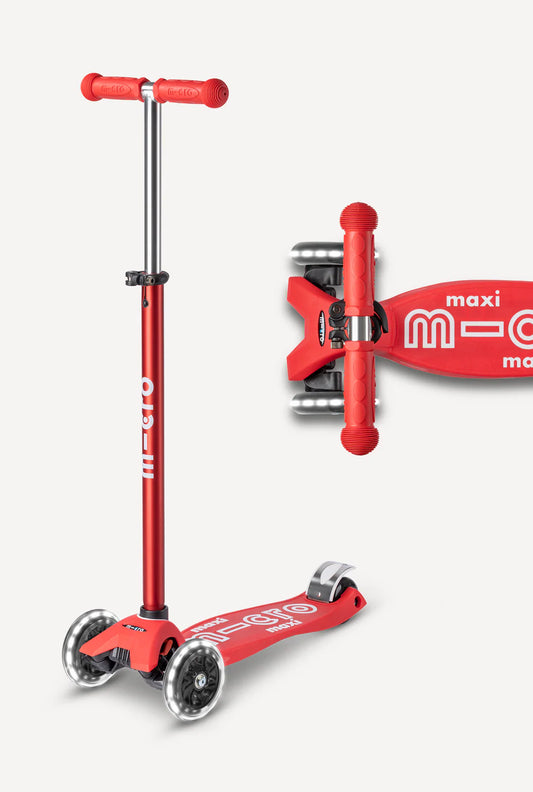 Micro Maxi LED Scooter - Red