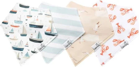 Fischer Bandana Bib Set (4-Pack)