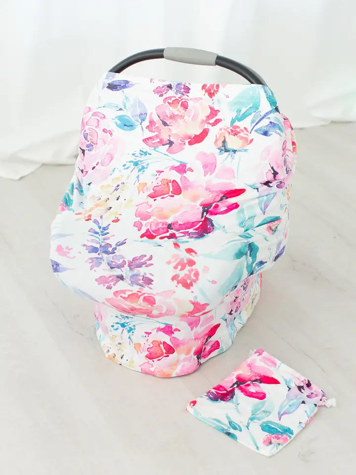 Flora Car Seat Canopy and Breastfeeding Cover