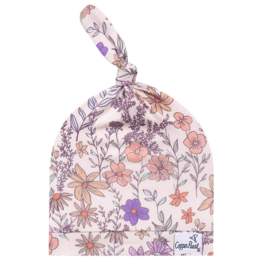 Flora  Top Knot Hat