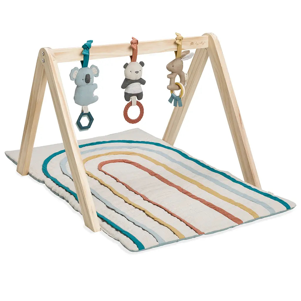 Bitzy Bespoke Rainbow Ritzy Activity Gym™ Wooden Gym