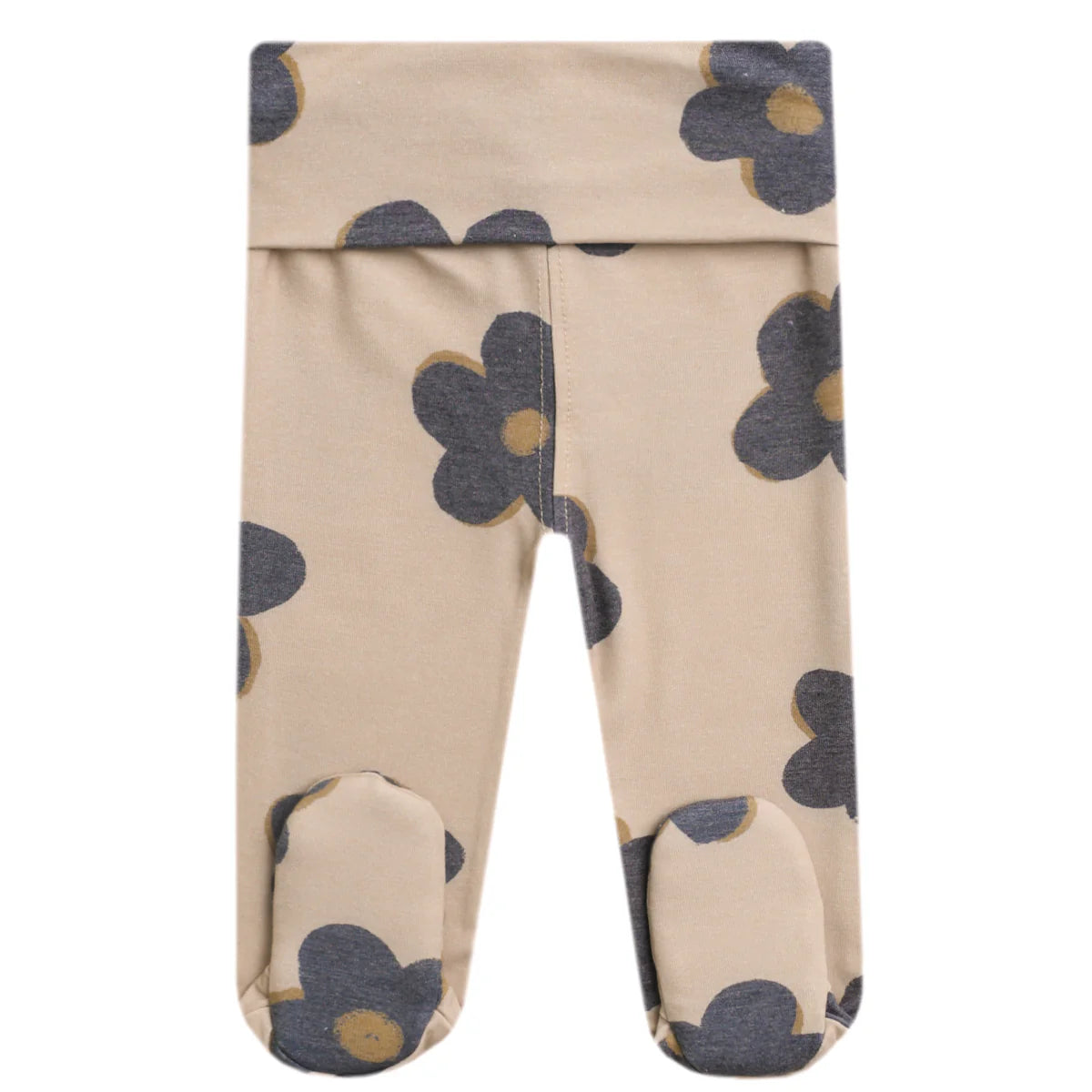 Gemma in Tan Footed Baby Pants